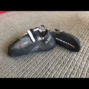 Team 5.10 climbing shoes